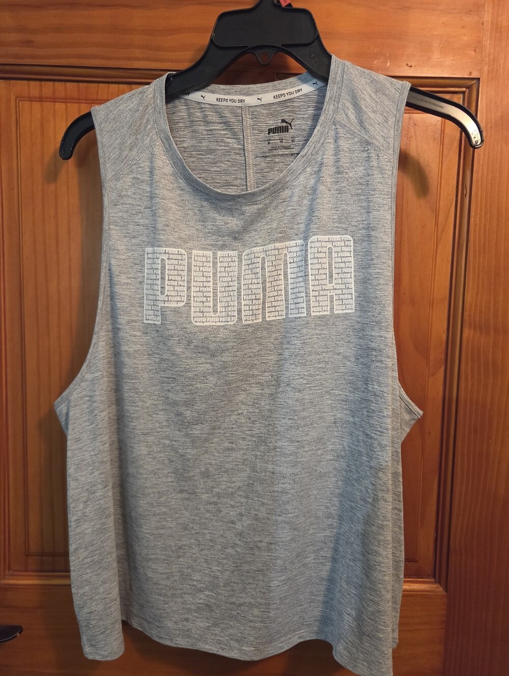 Puma Break Free Forever BetterTank sleeveless athletic top Women's Gray XL